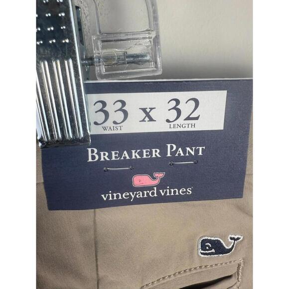 NWTVineyard Vines Breaker OTG Stretch Chino Pants 33x32 Khaki - Picture 3 of 3